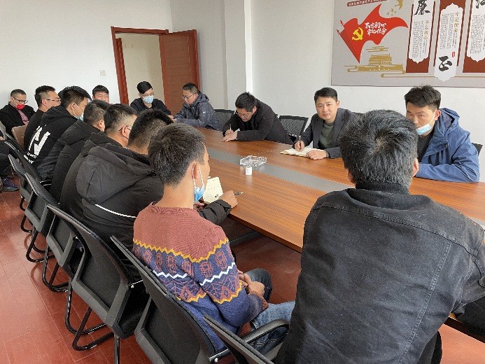 公司轨道5号线项目部组织开展春节节后复工交底培训会